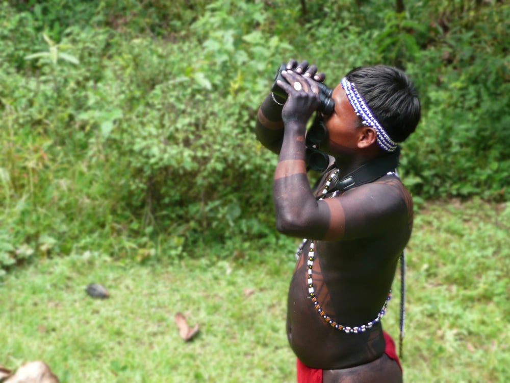 Embera birder Panama