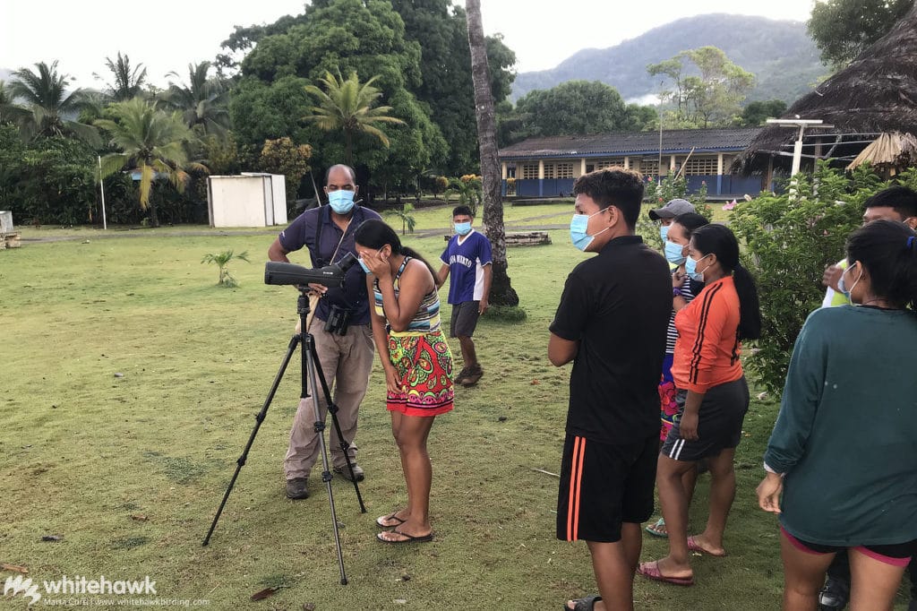 Training birding guides in Darien Panama Whitehawk Birding